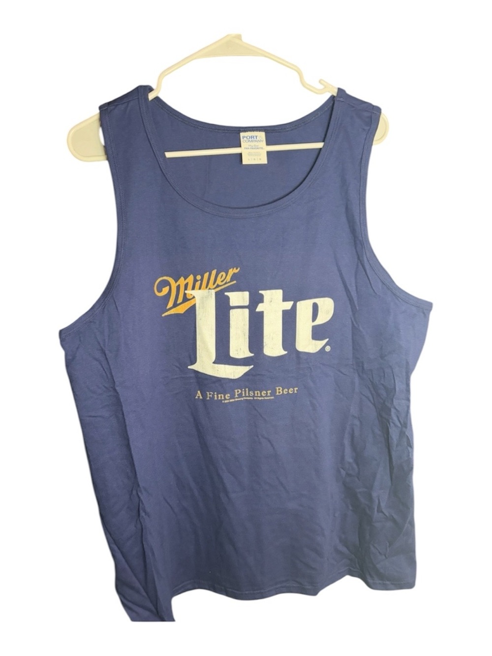 Miller Lite Navy Blue Graphic Tank